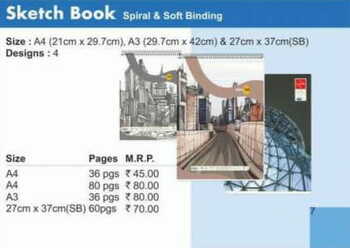 Navneet Sketch Book Soft & Bounding