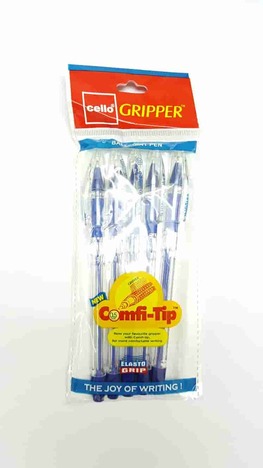 Cello Gripper Ball Pen Red(Pack Of 5)