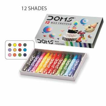 Doms Wax Crayons 12 Shades (1pc )