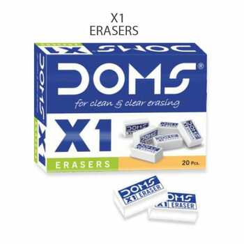 Doms X1 Erasers (20pc Pack)