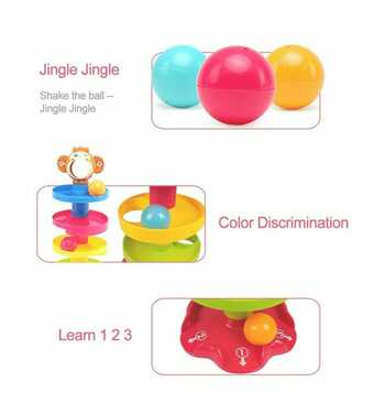 Roll and Swrill ball toy for toddlers #fungame