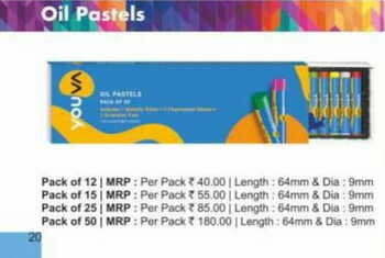 Navneet Oil Pastels (25 Colours)