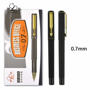 Luoshi Gel Pen Black 0.7mm (Pack of 12)