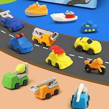 Traffic Eraser Set Gift Box for kids creative gift