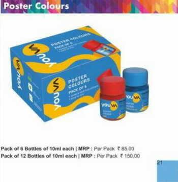 Navneet Poster Colours (pack of 6 Colours)
