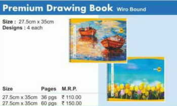 Navneet Premium Drawing Book (36pgs)(Wiro Bound)