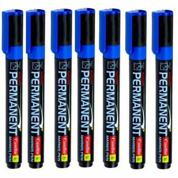 Camlin Permanent Marker Blue (pack of 10)