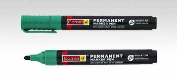 Camlin Permanent Marker Green (pack of10)