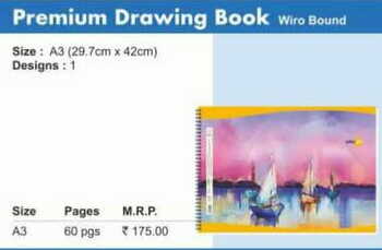 Navneet Premium Drawing Book (A3 Size)(60pgs)