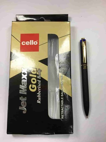Cello Jet Maxx Gold Blue Ball Pen