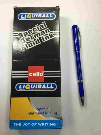 Cello Liquiball Blue Ballpen (Pack of 10)