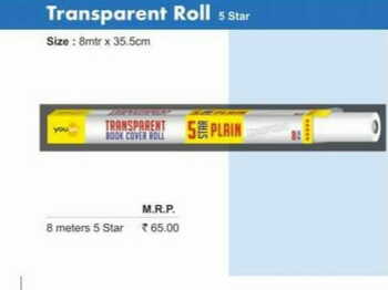 Navneet Transperant Roll 5star (8 meter)