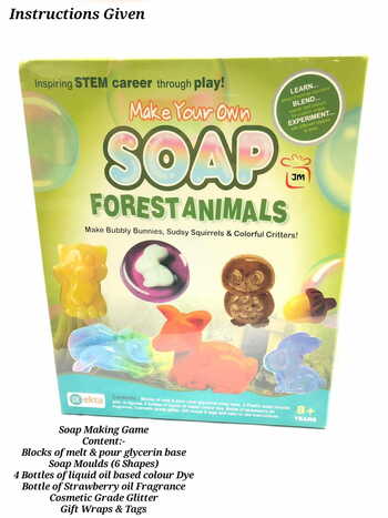 MAKE YOUR OWN SOAP (FOREST ANIMAL)