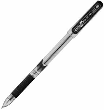 Cello Pinpoint ballpen Black (pack of 10)