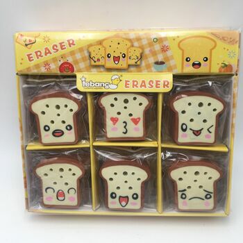 CHESSE BREAD ERASERS  (Pack of 30)