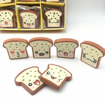 CHESSE BREAD ERASERS  (Pack of 30)