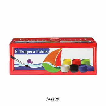 FABER-CASTELL TEMPRA FUN PAINTS 10 ML SET OF 6