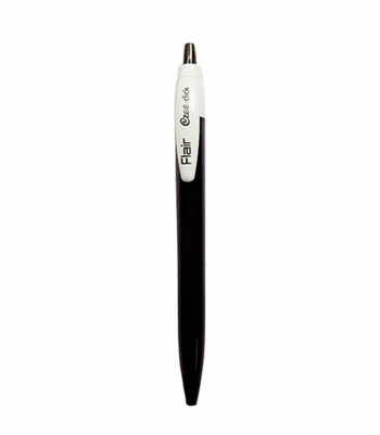 flair Ezee Click Black Ballpen (pack of 5)