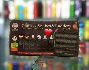 Ratna's Premium quality  Chess with Snake And Ladders Game