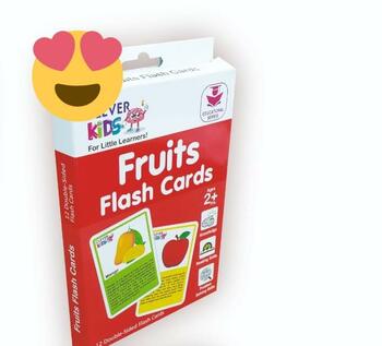 A Perfect Brainteaser for Kids Fruit  Flash Card for kids