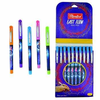 Montex Fastflow Ballpen Blue(pack of 10)