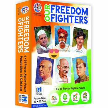 A Perfect Creative Kit for Kids Ratna's Freedom Fighter Puzzle