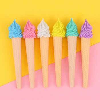 ICE CREAM ERASERS (SET OF 6)