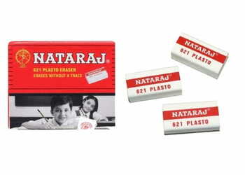 NATRAJ PLASTO MINI ERASER (PACK OF 100)