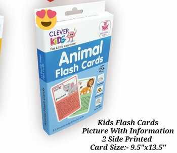 A Perfect Brainteaser for Kids- Animal Flash Card for kids