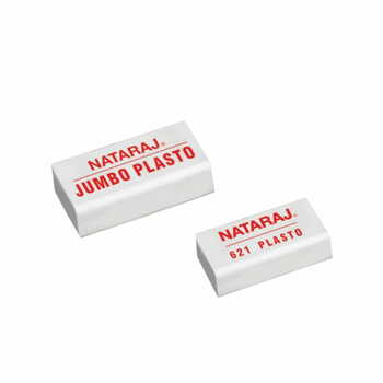 NATRAJ PLASTO JUMBO ERASER (PACK OF 100)