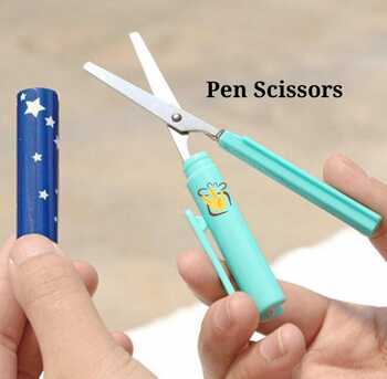 Pen Scissors  for Adult for easy and safe carries
