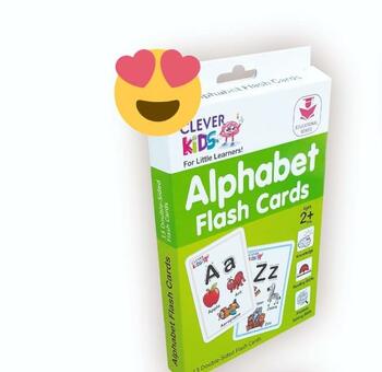 A Perfect Brainteaser for Kids Alphabet  Flash Card for kids