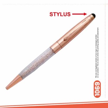 1069 Copper Diamond  Stylus Metal Ball Pen